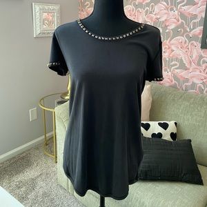 Gray beaded long shirt size S